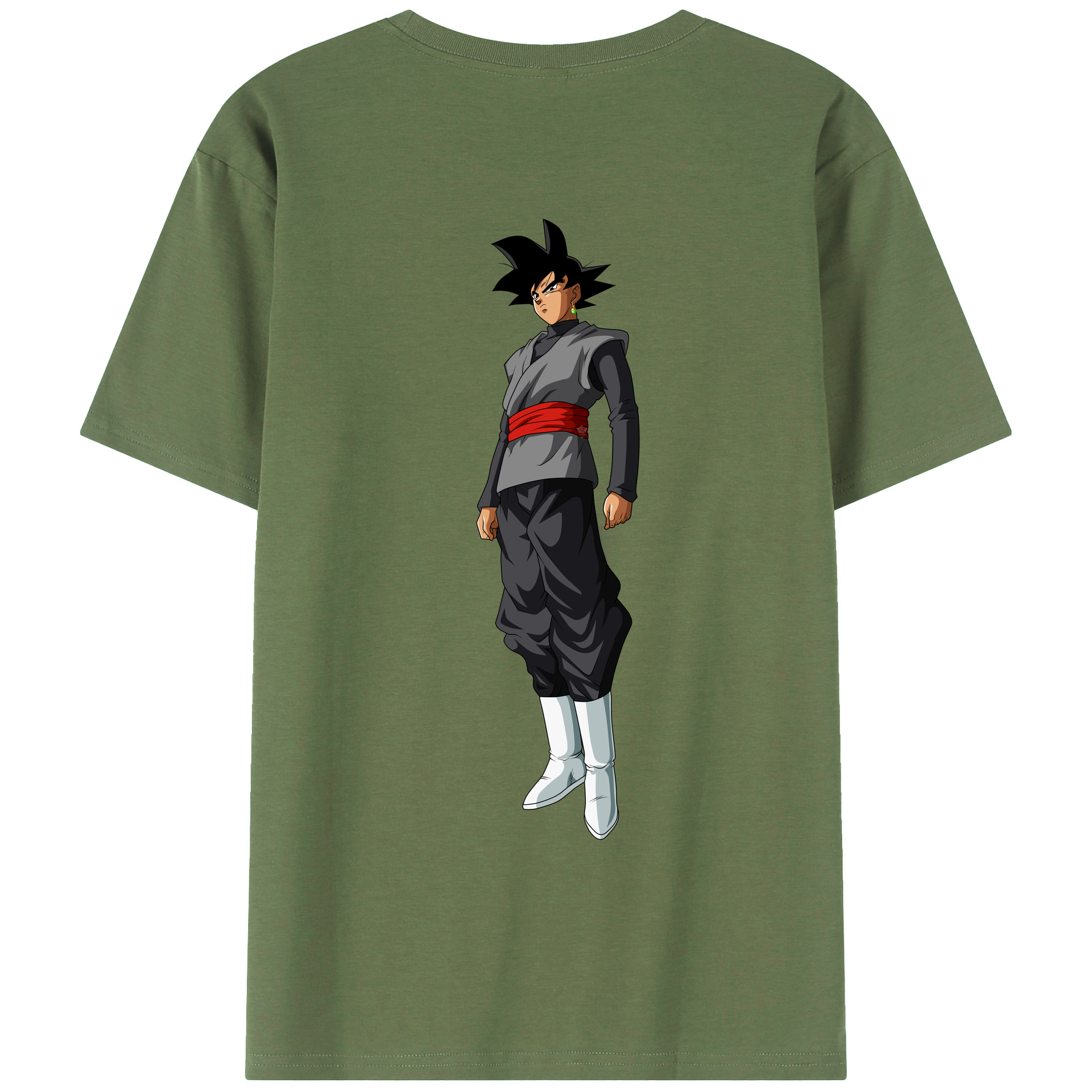 （画像用） ドラゴンボール ベジータ四世（Bejīta Yonsei）DRAGON BALL Vegeta IV 綿100％ メンズ半袖Tシャツ（バックプリント） 通気性